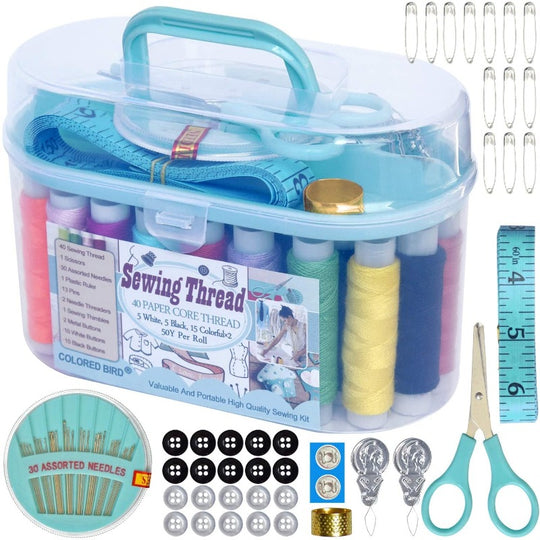 Sewing Kit - Sewing Supplies DIY Project Kit & Organizer