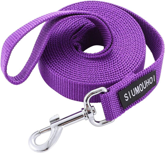 Strong Durable Nylon Dog Training Leash, Traction Rope, 10 Feet Long, 1 Inch Wide, for Small and Medium Dog 
