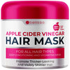 Apple Cider Vinegar Hair Conditioner Mask - Deep Treatment ​with​ Argan Oil ​for​ Dry Damaged Hair - Split End Moisturizer, Hydrating Conditioning Product