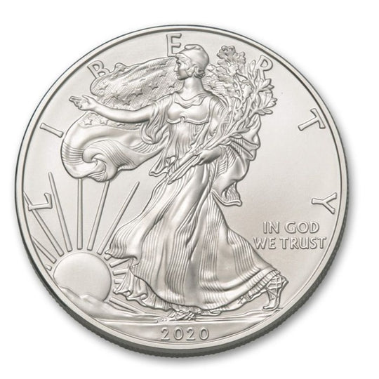 Silver 2020 American Eagle 1 oz. Fine Silver .999 US Mint Silver Eagle 1oz $1 Coin