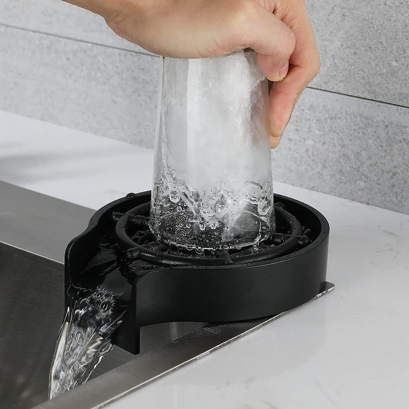 Quick Rinse Kitchen Sink Glass Rinser 