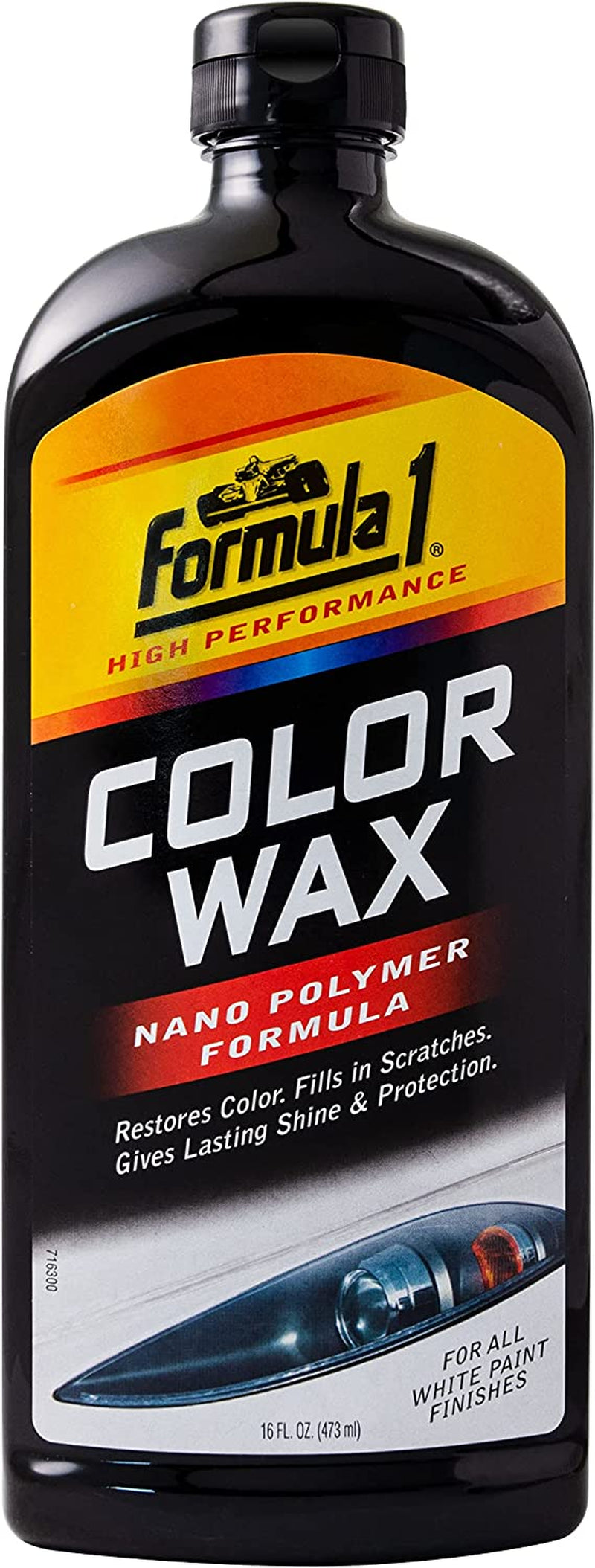 Formula 1 White Color Car Wax to Erase Car Scratches & Swirls