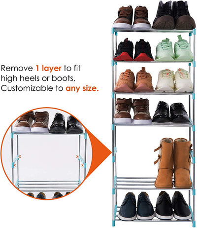 3-Tier Stackable Small Shoe Rack