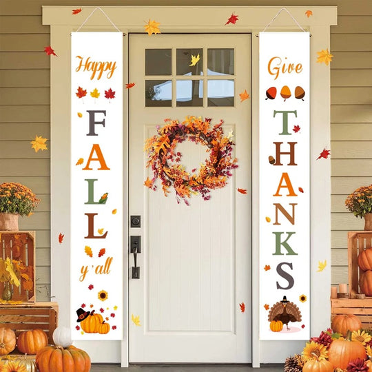 Happy Fall Porch Signs Fall Decorations for Home Outdoor