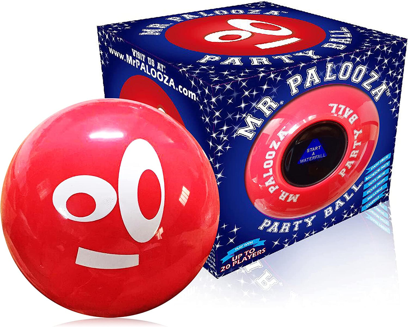 DRINK-A-PALOOZA PARTY BALL: Fun Drinking Games for Adults & Party Game Nights, Bachelor / Bachelorette Parties, Tailgating & Camping Games