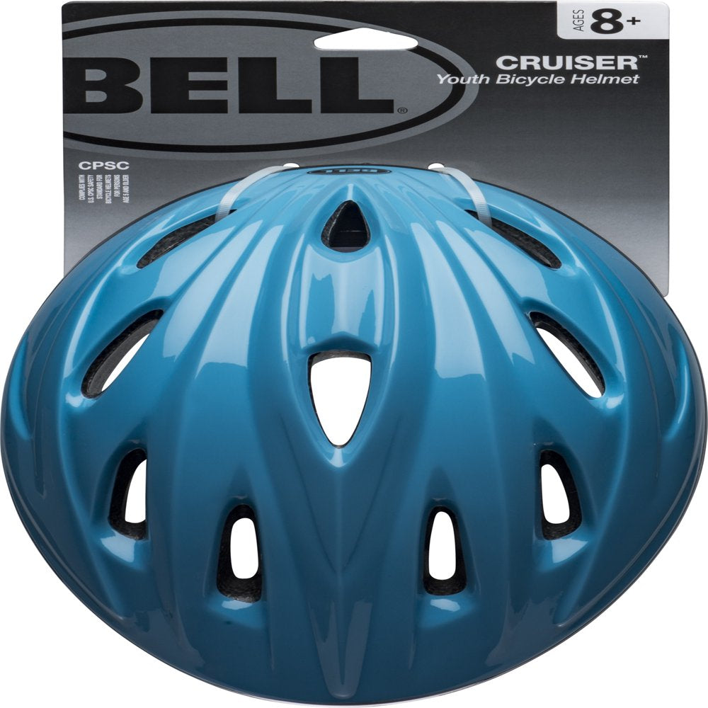 Cruiser Blue Green Youth Helmet, 8+ (55-57Cm)