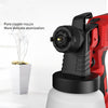 600W Paint Sprayer Gun,  800Ml Electric Airless HVLP Spray Gun with 3 Nozzles for inside / Outside
