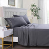 4 Pieces Wrinkle & Fade Resistant Soft Brushed Microfiber Bed Sheet Set