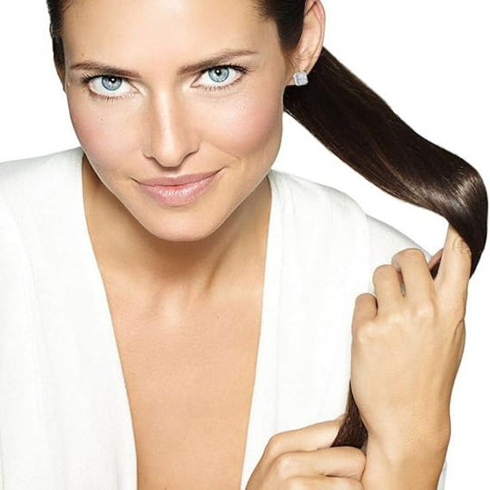 18K White Gold CZ Stud Earrings