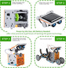 Solar Robot Kit Learning & Educational Toys for Kids, STEM Toys, Solar Power Science Building Kit DIY Robotics Set, Moves on Land & Water