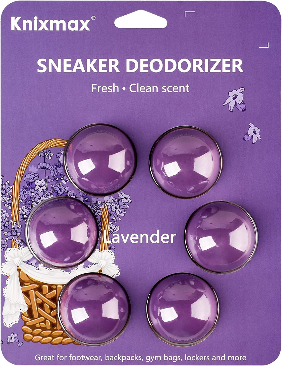 Sneaker Deodorizer Balls,  3 Pairs