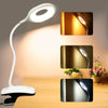 Clip on Touch-On-Off Reading Light, 28 LEDs, USB Rechargeable Desk Lamp with 3 Light Modes, 360°Flexible Adjusting 