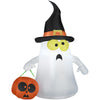 Airblown Inflatables 3.5FT Tall Halloween Inflatable Cute Ghost with Witch Hat