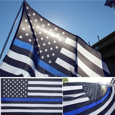 Thin Blue Line American Flag - 3 by 5 