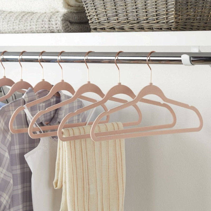 50 Pack Non-Slip Velvet Clothing Hangers