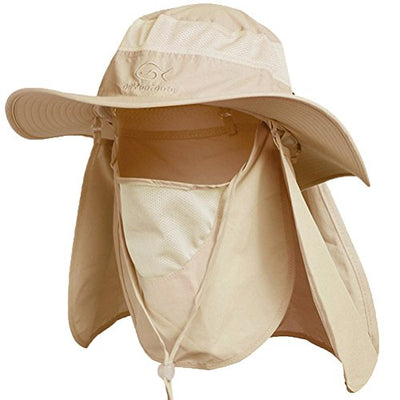 Outdoor Neck & Face Sun Protection Wide Brim Hat
