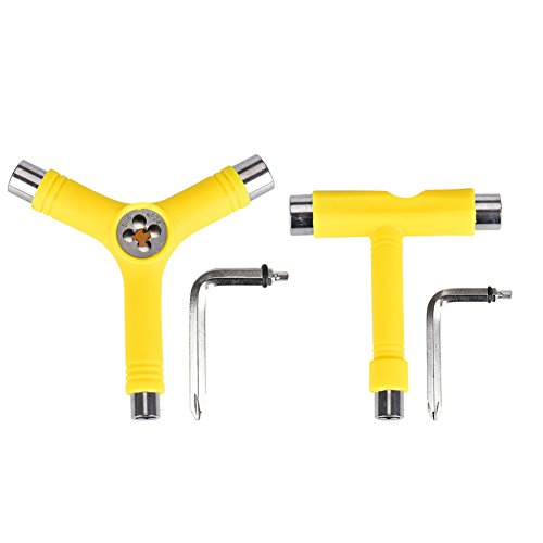 Alouette Skate Tool Set of 2,All-In-One Multifunctional portable T-tool&Y-tool for skateboard