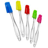 RC collection Mini Kitchen Silicone Spatulas,Baking Cooking Mixing,Ass't Colors,5 Pack