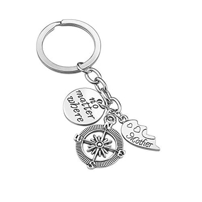 2 Piece: Mother & Daughter Charmed Keychain