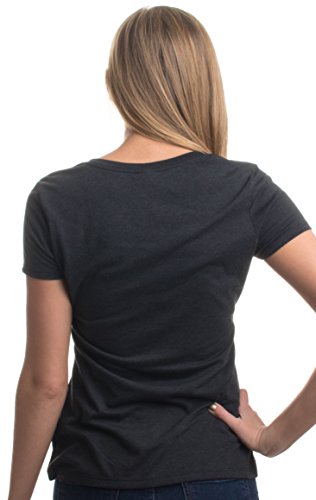 Ann Arbor T-shirt Co. Chicago City Flag Skyline | Vintage Retro Triblend V-Neck Shirt Top For Women