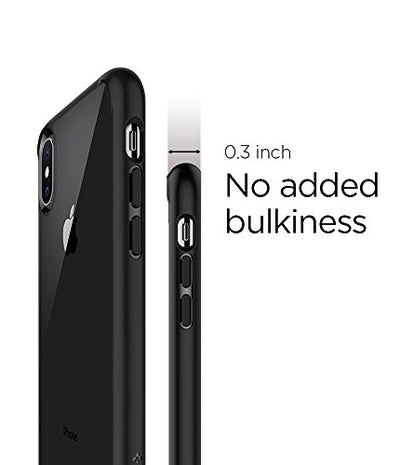 Spigen Ultra Hybrid iPhone X Case with Air Cushion Technology and Hybrid Drop Protection