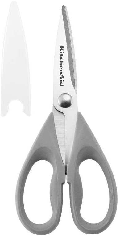 KitchenAid All Purpose Shears with Protective Sheath, 8.72-Inch, Black