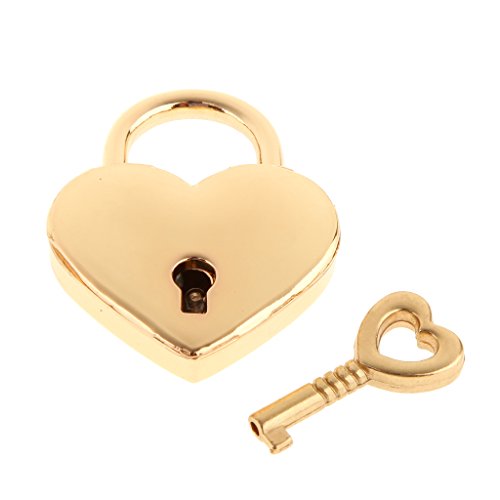 2 Pack: Mini Heart-Shaped Padlocks