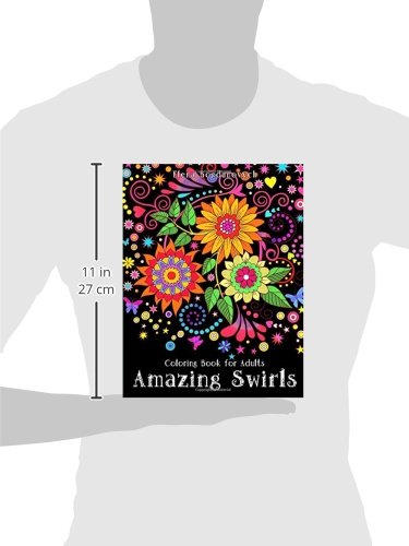 Coloring Book for Adults: Amazing Swirls