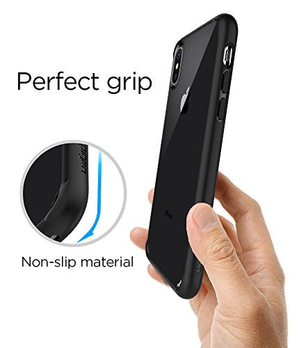 Spigen Ultra Hybrid iPhone X Case with Air Cushion Technology and Hybrid Drop Protection