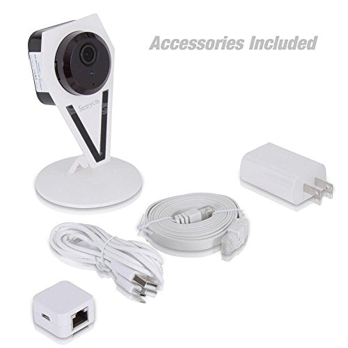 Mini Indoor Wireless HD 720p Network Security Surveillance Camera with Motion Detection, Night Vision & 2-Way Audio