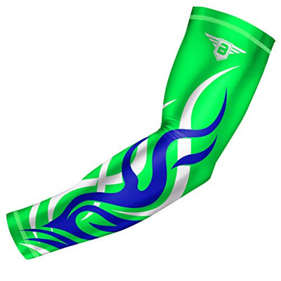 Sports Compression Arm Sleeve - UV/Sun Protection and Cooling Base Layer