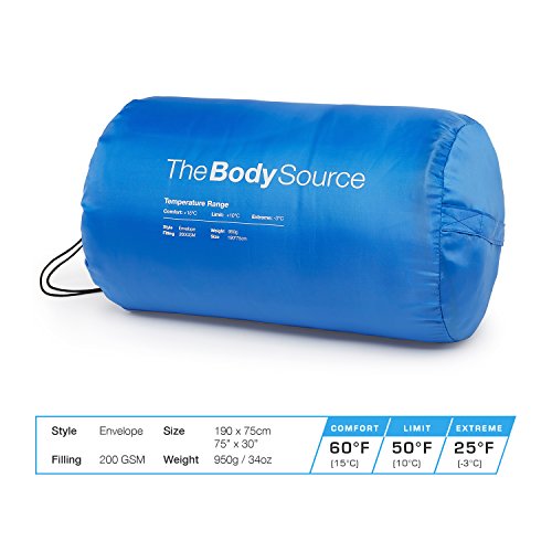 Active Era Premium Comfort Sleeping Bag - Warm and Lightweight for Indoors and Outdoors