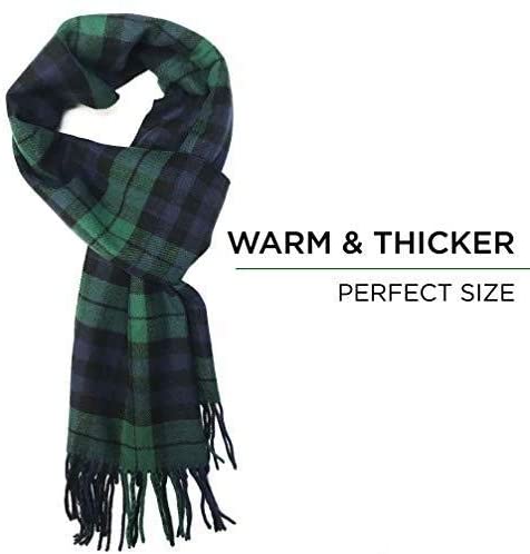 Calvia Cashmere Feel Scarf - Super Soft & Warm for Winter - Elegant Looks for Women & Men