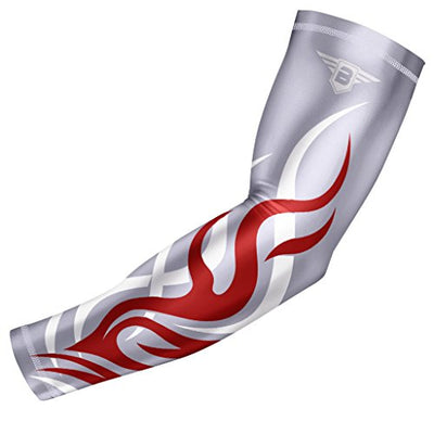 Sports Compression Arm Sleeve - UV/Sun Protection and Cooling Base Layer