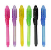 12 Pack: Invisible Disappearing Ink Secret Spy Pen with UV Light