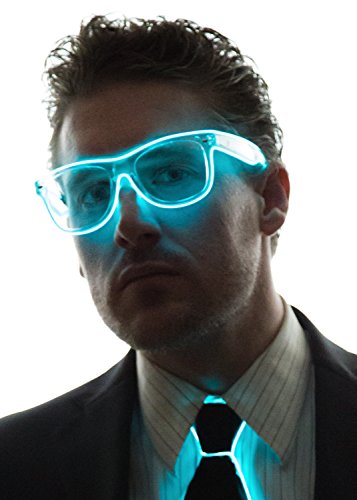 Neon Nightlife Clear Lens Light Up Glasses