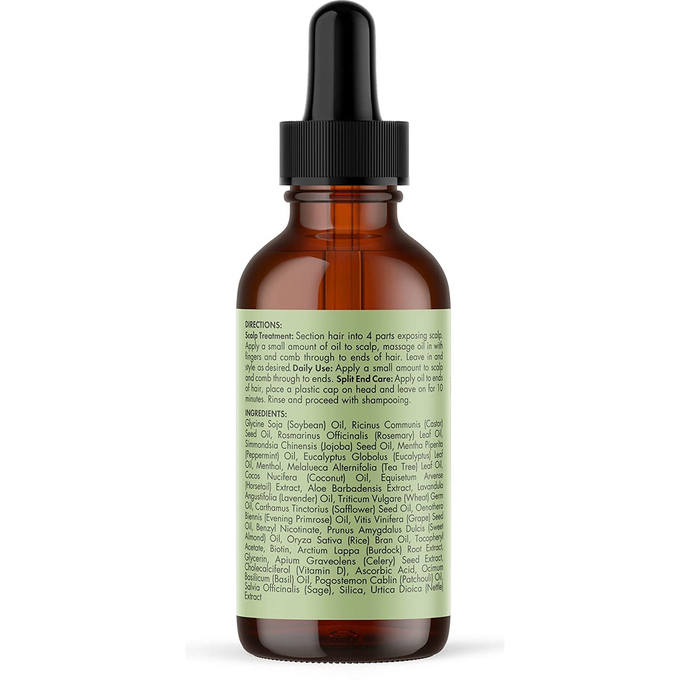  Rosemary Mint Scalp & Hair Strengthening Oil With Biotin & Essential Oils