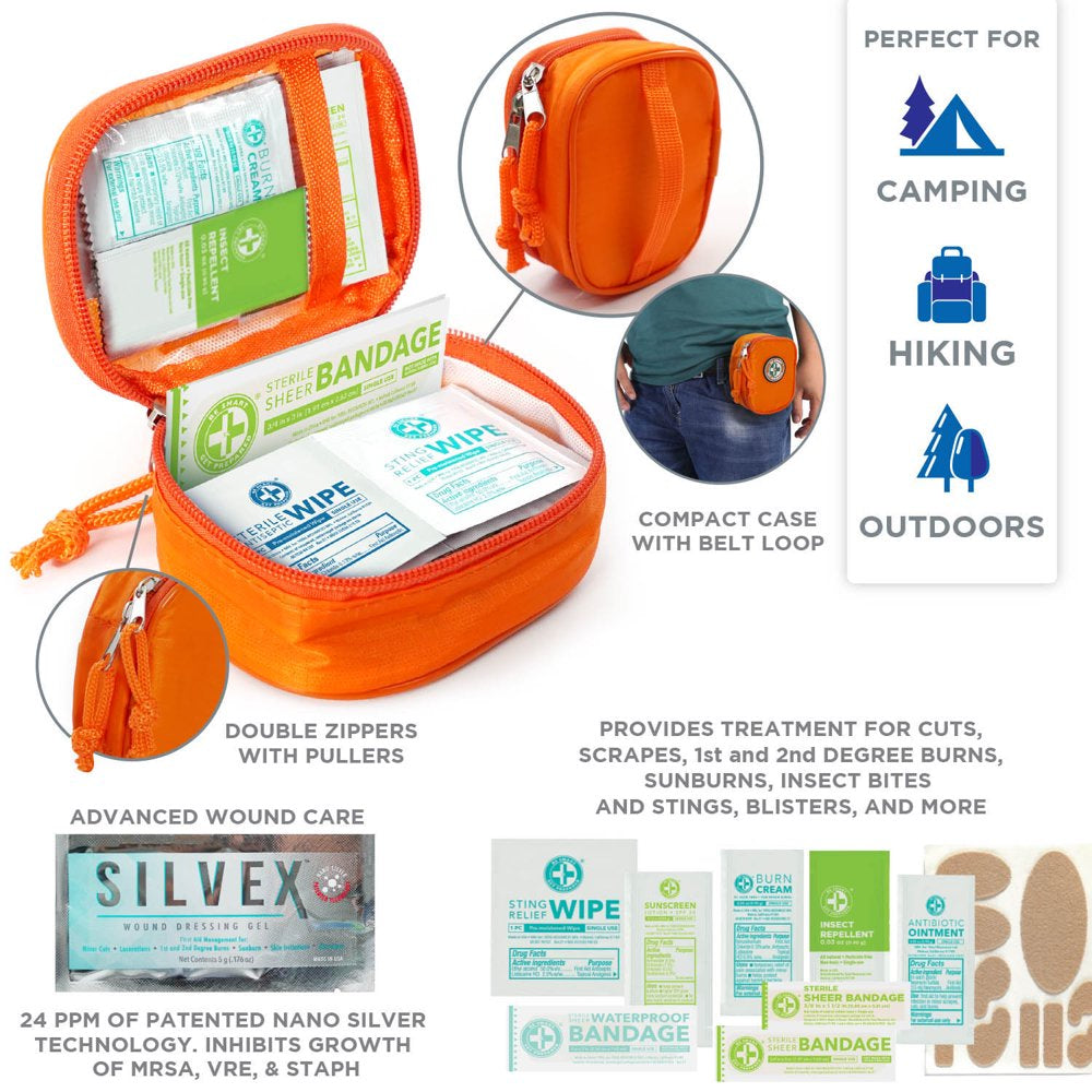 65 Piece Be Smart Get Prepared Outdoor Hiking First Aid Kit