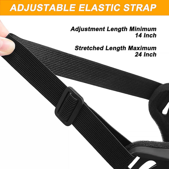 2 Pairs Motorcycle Goggles Fit Helmet, ATV Ski Goggles Anti-UV Dustproof Windproof Dirt Bike Goggles for Youth Men Women