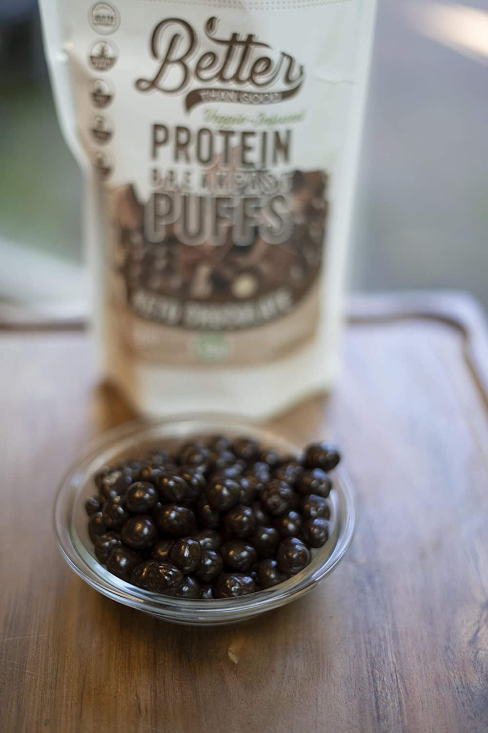 Better Than Good Sweet Keto Chocolate Protein Puffs 