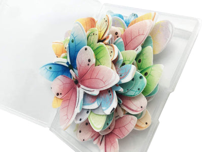 Set of 30 Edible Butterfly Cupcake Toppers 