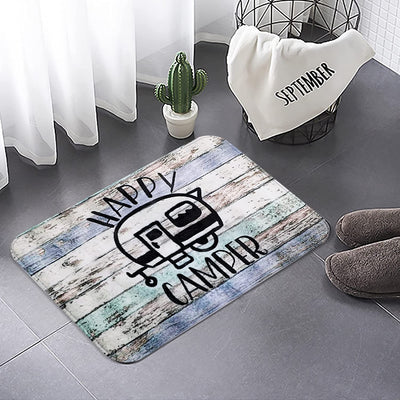 16x24 inches Happy Camper Non-Slip Doormat