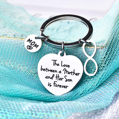 The love Between Mother and Son is Forever Key Chain 