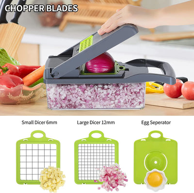 12-in-1 Multifunctional Veggie Chopper