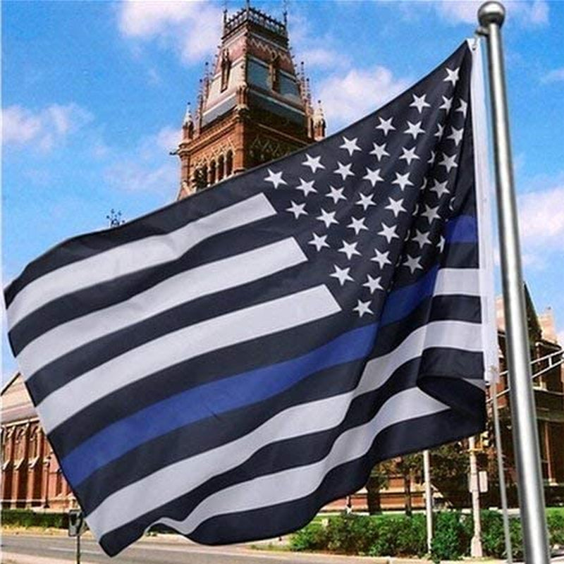 Thin Blue Line American Flag - 3 by 5 