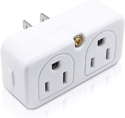  2 Prong Swivel Wall Adapter