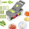 Multifunctional Vegetable Chopper & Cheese Grater with Container