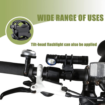 Flashlight Holder Universal Flashlight Bike Mount for Bike Lighting Mount Accessories