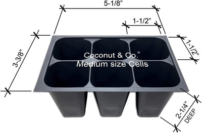 144 Cells Seedling Starter Trays