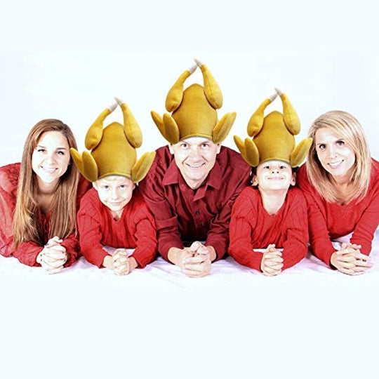 3 Pack: Unisex Roasted Turkey Hat